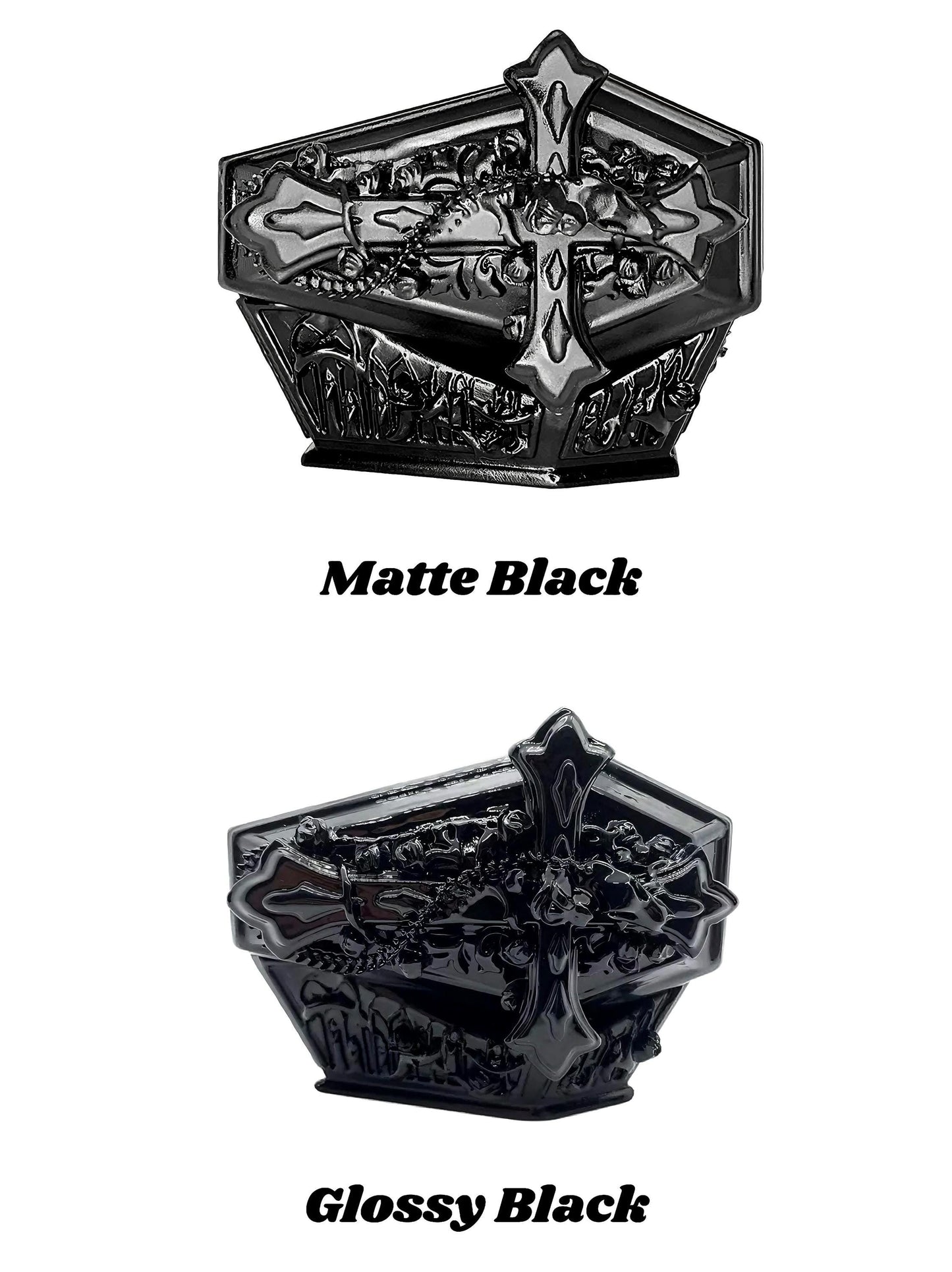 3D Printed Gothic Coffin Case ,Earphone Protective Case, Unique Dark Aesthetic Earbuds Holder