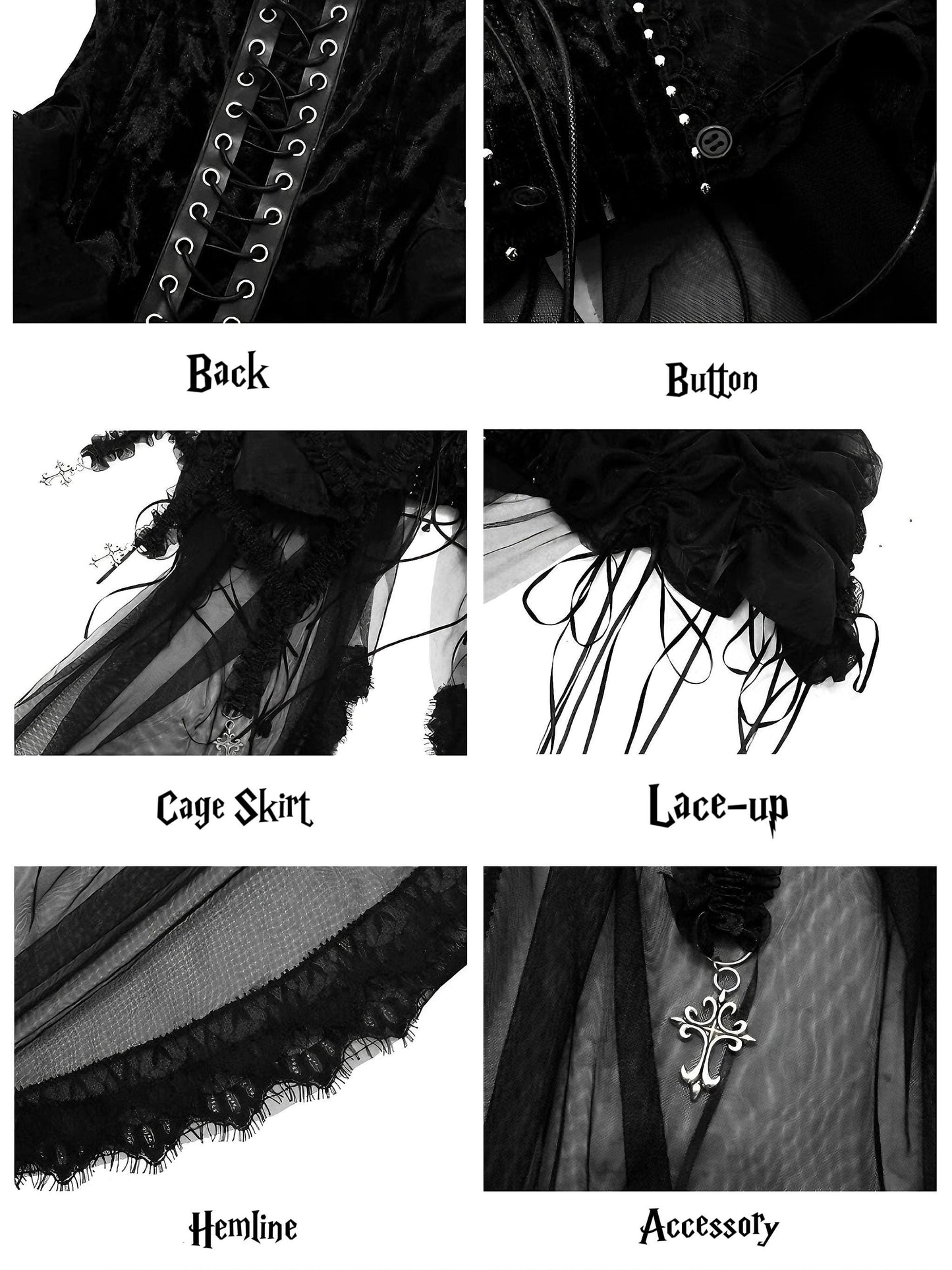 gothic corset set dark fantasy corset outfit