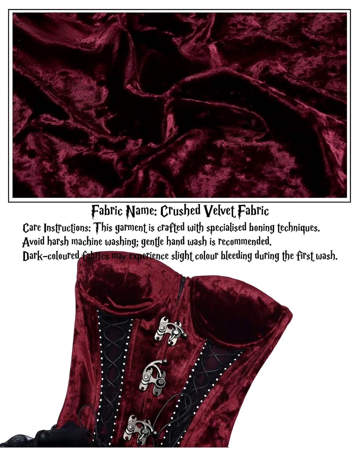 Medieval Countess Velvet Gothic Corset 3 Pieces Set, Red Velvet and Black Lace Cage Skirt,  Scarlet Alice, New Year Party, Coctail Dress