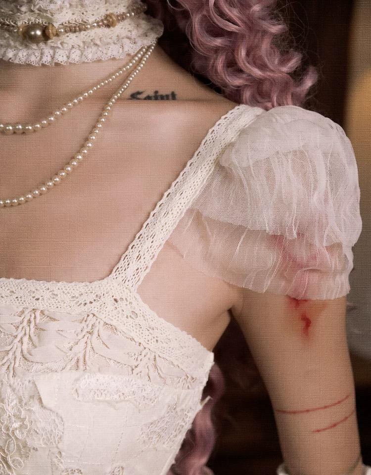 Balletcore lace dress vintage fairycore pink gown