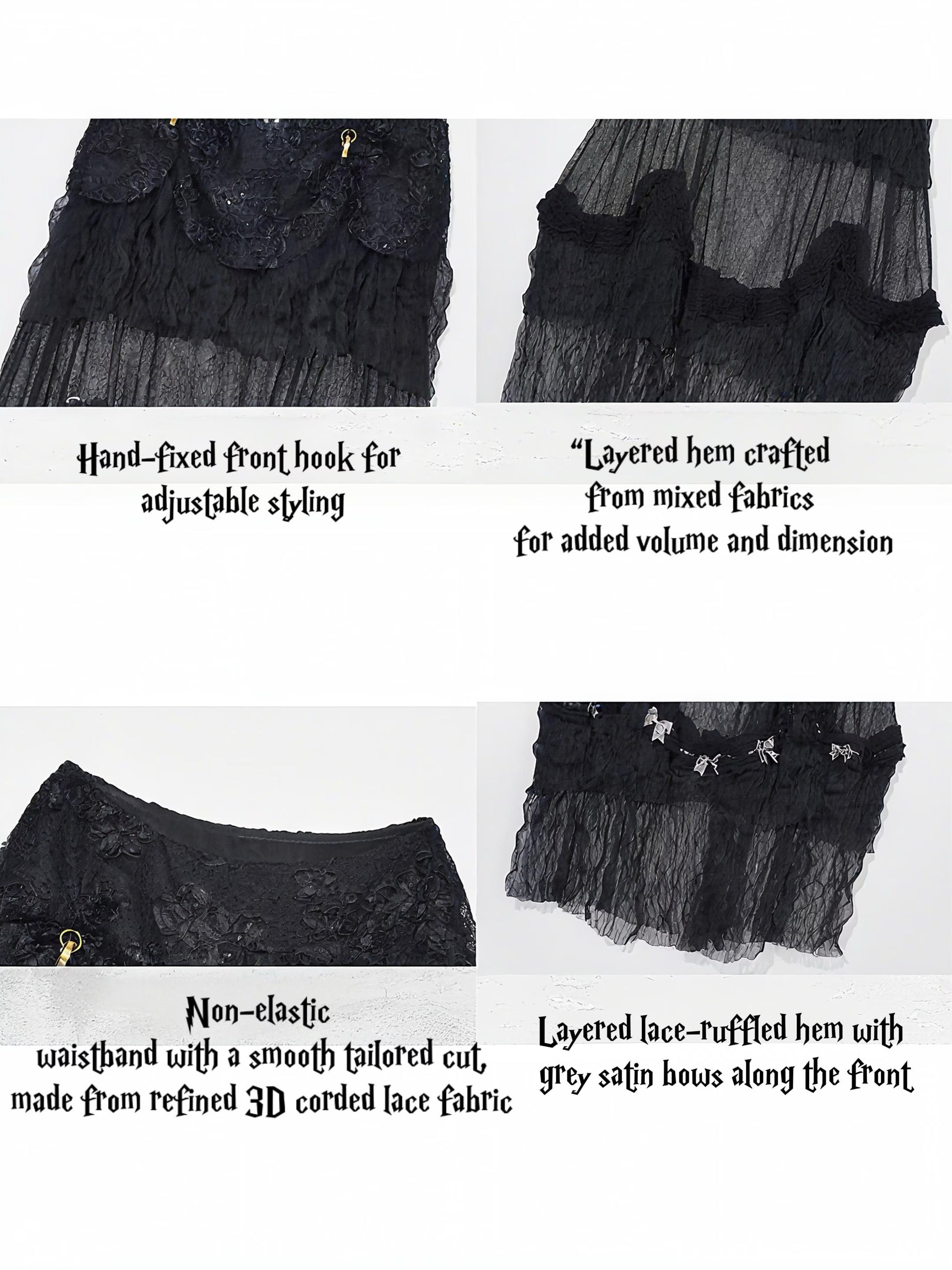 gothic corset dress lace fabric close up texture detail